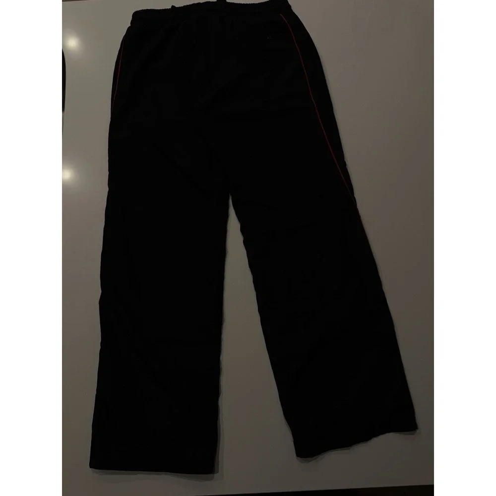 Nike The Athletic Dept Track Pants Womens M Black Red 370907-012 Preowned